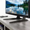 VIVO Universal LCD Flat Screen TV Table Top VESA Mount Stand Black | Base fits 22" to 65" (STAND-TV00Y)