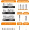 Vastar 7.2V Cordless Screwdriver, Electric Power Screwdriver Set with Rechargeable Battery & Pivoting Handle, 320RPM/10+1 Torque Small Automatic