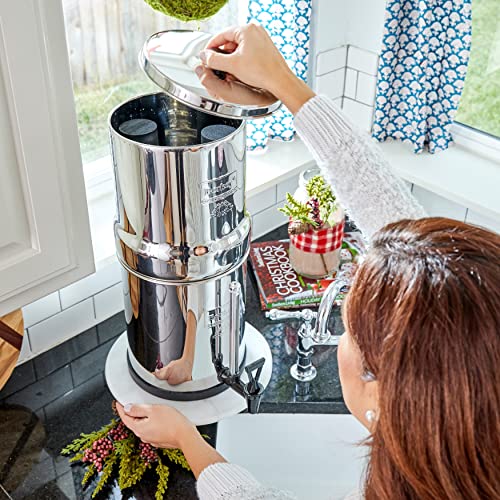 Imperial Berkey Water Filter +4 Black purifiers elements Filtration System UK