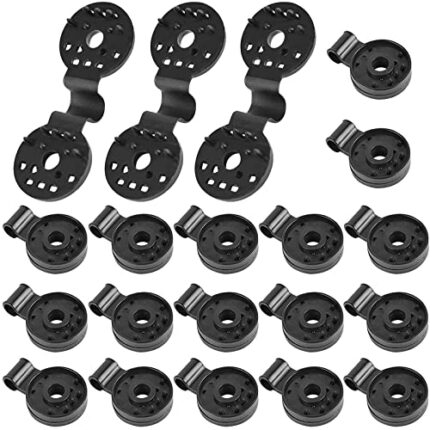 Funmo 50 Clips for Net Sun Visor Clip Special Privacy Screen Shade Net Clips, Fixing Clip for Sun Shade Netting, Shade Net Accessories with Eyele