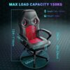 BASETBL Gaming Chair, Office Chairs Swivel Racing Work Chair with Lumbar Support, Leather PC Gaming Chair, Adjustable Desk Chairs for Home Office