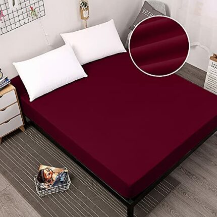 PICTURESQUE Waterproof Mattress Protector Small Double Bed Microfiber Bed Wetting Mattress Cover Washable Matterss Topper Anti-Allergy Breathable