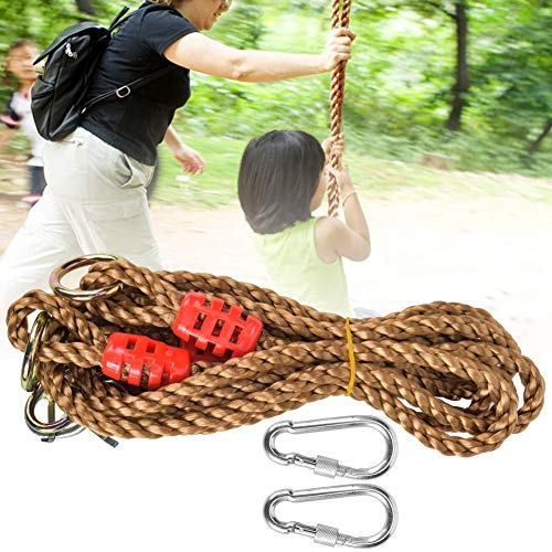 Eulbevoli Hammock Chair Straps Hanging Ropes, Swing Accessory Portable 300KG Capacity Swing Extension Rope for Extension Chain Of the Swing
