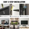 A-02-40cm Studless TV Wall Mount, Heavy Duty Drywall TV Bracket Hanger for 22-55 inch Flat Screen TVs