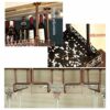Ceiling Wine Rack Vintage Wrought Iron Multi-Function Living Room Display Wine Rack Household Goblet Glass Wine Cup Bracket - Restaurant Kitchen