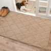 COSY HOMEER Door Mats Indoor, 50 x 80cm, Dirt Trapper Mat Absorbent Non-Slip Low Profile Doormat for Entrance, Inside, Kitchen, Machine Washable