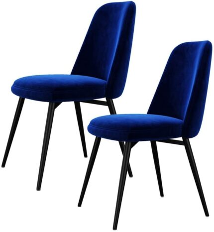 dining chair Business Dining Chairs Set Office Reception Chairs Dining Chair Set of 2, Kitchen Chairs Nordic Style Velvet Modern Negotiation Cafe
