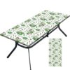 Tablecloth for Folding Table, boho Picnic Table Cover, Waterproof Fitted Table Covers for 6 Foot Tables, Elastic Rim Plastic Table Cover for Picn