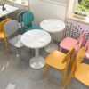 CUJUX Plastic Chair Dining Chairs for Dining Rooms Modern Restaurant Furniture Living Room Bedroom Kitchen Plastic Dining Chair (Color : E)