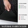 Yimobra Door Mat Outdoor Entrance with Water Freeing Port, Heavy Duty Durable Non Slip Front Doormat Outdoor for Home Entranway, Patio Entrance M