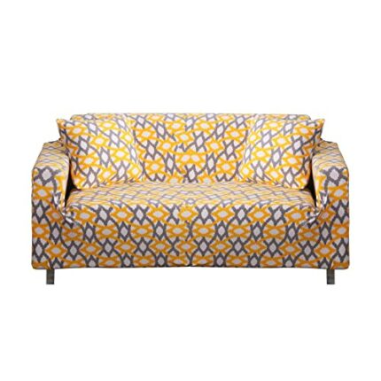SHANNA Sofa Covers 2 3 Seater, (Free pillow cases) Stretch Sofa Slipcovers Protector Easy Fit Elastic Machine Washable Couch Slipcover