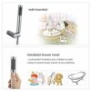 [Bath Shower Tap] Hapilife Bathroom Watefall Double Handle Mixer Monobloc Tap with Handheld Shower Head Chrome