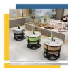 Negotiation Reception Tables and Chairs Home Office Meeting Room Round Dining Table and Chair Set 80cm Small Round Picnic Tables Garden Furniture