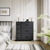 YITAHOME Chest of Drawers, Cationic Fabric 7-Drawer Storage Organizer Unit for Bedroom Living Room Closet, Sturdy Steel Frame, Easy Pull Fabric B