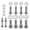 24 Pieces TV Screws Set Stainless Steel TV Mounting Screws M4 M6 M8 TV Mount with Washers for TV Monitor Mounts Bracket Fixing