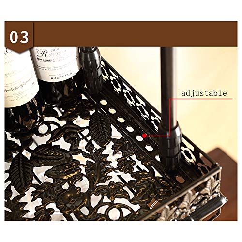 PIBM Bar Fashion Creative Wine Glass Rack Suspension Wine Rack Ceiling Wine Bottle Rack European Style Goblet Holder Ktv J1022, Copper , L100×W35