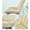 dining chair Kitchen Dining Room Furniture Chairs Living Dining Chairs Set Of 6 Kitchen Chairs with PU Cushion Seat Back Modern Mid Century Livin