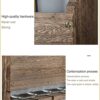 Solid Wood Wine Cabinet Wine Rack, Wine Goblet Holder, Wall Rack, Decorative Rack, Modern Minimalist Wall-mounted Wine Shelf