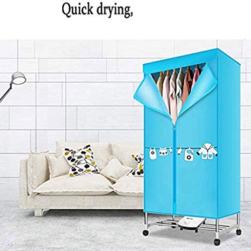JYDQM Small High power 1000W Dryer Household Silent Folding Dryer Energy saving Indoor Wet Laundry Warm Air Drying Wardrobe