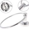 RAKUTE Towel Rack Stainless Steel Towel Shelf Bath Towel Ring Storage Holder Wall Mounted, for Kitchen, Bathroom, Toilet Bathroom Ring