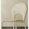 maozi Dining Chair Back Kitchen Dinning Tables Chairs Living Room Lounge Decoration Living Room Chair (Color : D, Size : Light Grey)