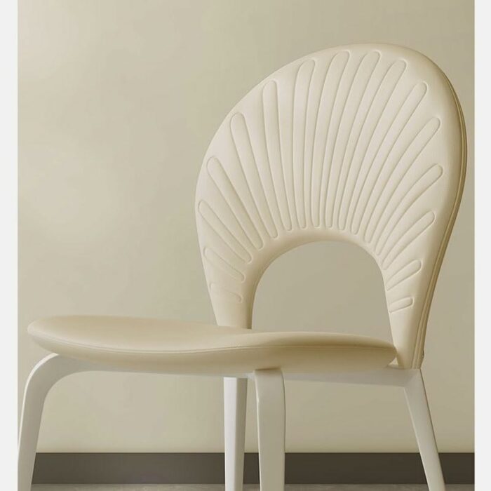 WALNUT Dining Chair Back Kitchen Dinning Tables Chairs Living Room Lounge Decoration Living Room Chair (Color : Argento, Size : Light Grey)
