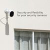 Wasserstein Adjustable Indoor/Outdoor Security Metal Wall Mount Compatible w/Arlo Pro/Pro 2/Pro 3/Pro 4/Pro 5/Ultra/Ultra 2, Wyze Cam Outdoor, Wy