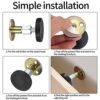 2 Packs Headboard Stoppers, Adjustable Threaded Bed Frame Anti-Shake Tool, Bed Wall Headboard Stoppers Anti-Shake Fixer, Prevent Rocking Headboar