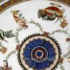 Gifts And Artefacts 36 x 36 Inches Round Shape White Marble Sofa Center Table Top Bird Pattern Inlay Work Dining Table for Home Furniture Decor