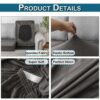 Rosnek Velvet Sofa Seat Cover,1 Seater Sofa Cushion Covers Non Slip Sofa Slipcovers with Elastic Bottom,Stretchy&Thicker&Soft Sofa Protectors fro