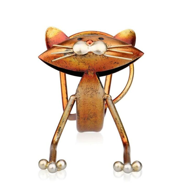 LUKEO Wine Rack Metal Figurines Animal Craft Gift Wine Rack Office Home Decor Accessories