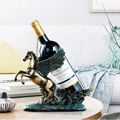 DLOETT Wine Rack - Minimalist Wine Rack Decoration Creative Artwork Wine Cabinet Decorations