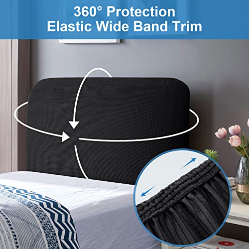 TAOCOCO Bed Headboard Cover, King Size Head Board Cover,Dustproof All-inclusive Elastic Headboard Protection cover, Spandex Jacquard Headboard Co