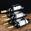 PIBM Fashion Creative Fashion Creative Wine Rack，Iron Art Goblet Holder Inverted Cup Frame Restaurant Living Room Bar J1117