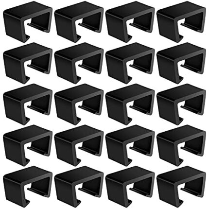20 Pcs Outdoor Furniture Clips Patio Sofa Clips Rattan Furniture Clamps Wicker Chair Fasteners, Outdoor Couch Patio Furniture Connects Clamps
