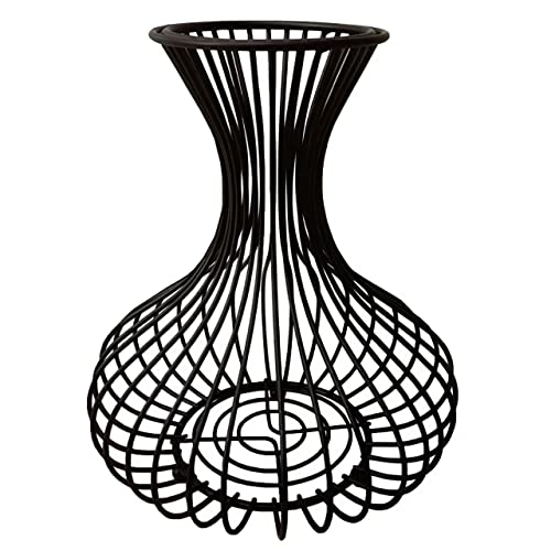 CrafArcher Wine Cork Holder, Decorative Cork Storage Display, Wine Stopper Container, Kitchen Table Decoration Matte-Bronze, 7.3" W x 8.5" H