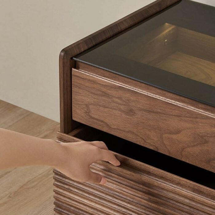 JYDQM Furniture Bedroom Nightstand Large Storage Space Bedside Cabinet Bedroom Nightstand Corner Table