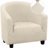 Tub Chair Covers for Armchairs, Armchair Covers Stretch Tub Chair Cover Removable Washable Sofa Couch Cover for Bar Counter Living Room Reception