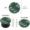 RICHMOND & FINCH PopSocket PopGrip, Universal Expanding Mobile Phone Stand and Grip for Phones and Tablets, Includes Swappable Top, Green Leopard