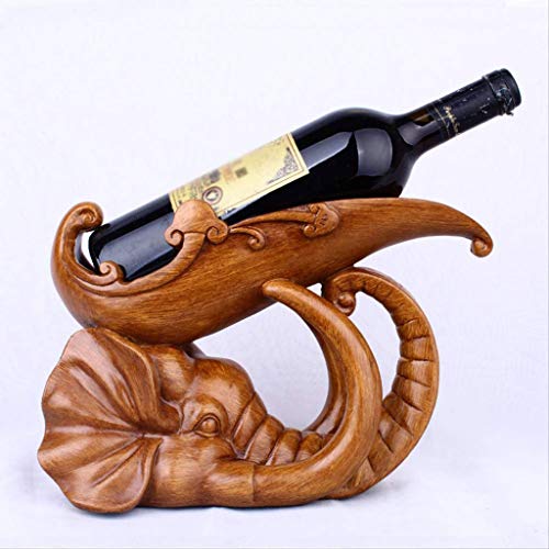 CZDYUF Wine Rack - Decoration Elephant Wine Rack Decoration Craft Gift(30cm *20cm*11cm )