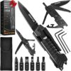 Gifts for Men, Camping Accessories Multitool Gadgets for Men, 17 in 1 Fire Starting Sticks, Saw Screwdrivers Bottle Opener, Whistle and More -Per