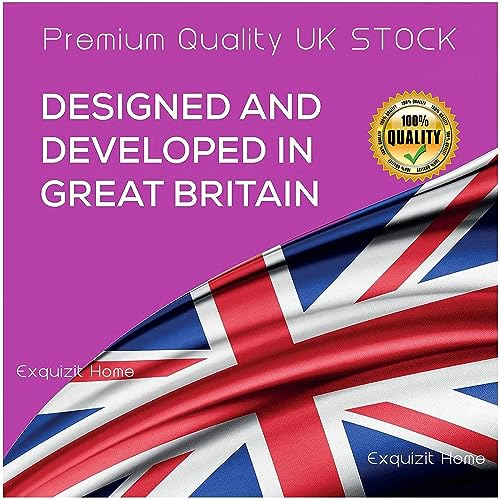 EXQUIZIT HOME Knitted Round Pouffe Foot Stool Ottoman Large 100% Cotton Chunky Moroccan 50cm Pouf COLOUR BLACK