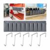 AICEL RV Shoe Storage, 10 Pockets RV Shoe Organizer, Hanging Bedside Storage Pockets for Shoes, Toys and Tools, Length 44 Inches/3.7 Ft, Hanging