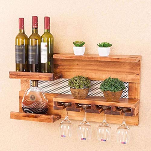 NEOCHY Wine Rack, Natural Bamboo Storage Rack Freestanding Countertop Shelf Wine Bottle Holder
