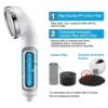Miniwell Shower Head Filter L750 - Handheld High Pressure Filtered Shower Head-Remove Chlorine,Heavy Metals and Sediments,Hard Water Softener for