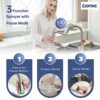 DAYONE Kitchen Mixer Tap with Pull Out Spray, Stainless Steel Sink Taps Mixer for Kitchen Single Lever, High Arc 360° Swivel 3 Spray Modes Kitche
