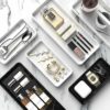 Gurygo 7.7" Countertop and Vanity Tray - Kitchen Sink Tray for Soap Bottles - Small Rectangular Vanity Sink Tray for Bathroom - Vanity Trays for