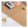 HIGOH Towel Racks, Towel Rail for Bathroom,Single Towel Bar,Brass Towel Holder Rack,Toilet Wall Mounted Hand Towel Holder Hanging Holder,Decorati