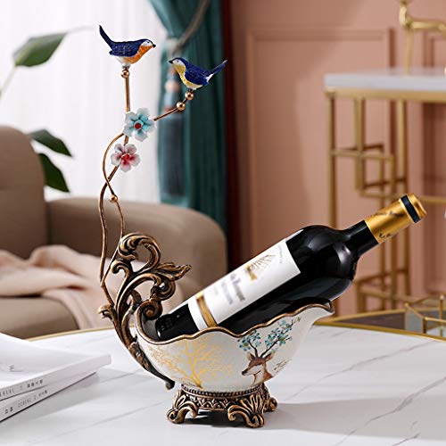 MGWYE Wine Rack Decoration Light High-end Decoration Wine Cabinet Wine Bottle Rack Household Personality Rack Creative Display Rack Industry