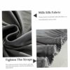 2Pcs/Set L Shaped Sofa Cover Sofa Covers Corner Sofa Sectional Couch Cover 57-73inch Sanding Minimalist L Shaped Cover with Pillowcase Elastic Br